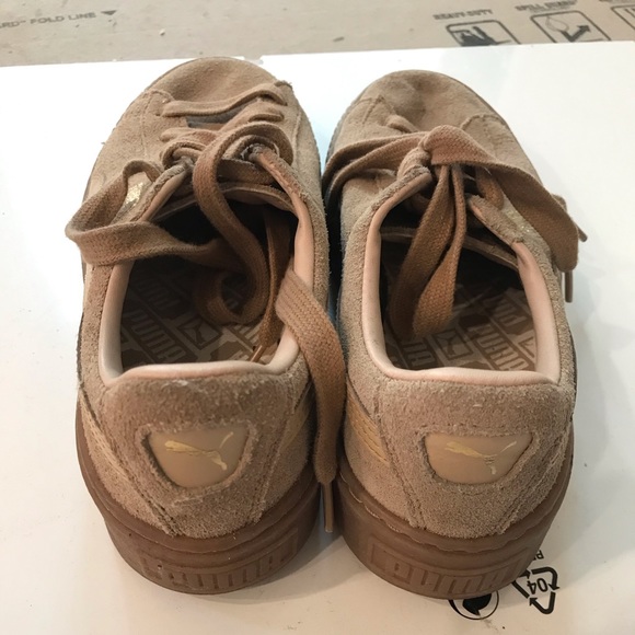 Puma suede creepers in oatmeal COLOR - Picture 4 of 4